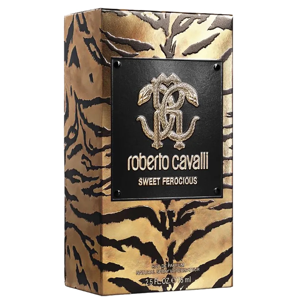 roberto cavalli sweet ferocious 2024 amber woody fragrance for women