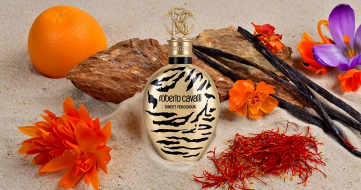 roberto cavalli sweet ferocious unleashing the wild elegance of amber woody 2024 | perfumestars.com