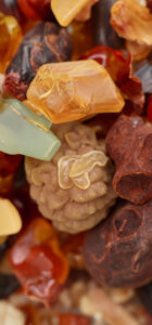 frankincense, sandalwood, and myrrh