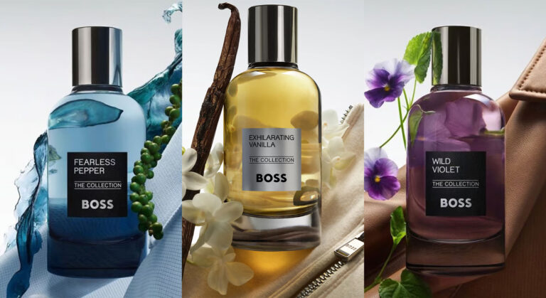 boss the collection introduces exhilarating vanilla, fearless pepper, and wild violet 2024